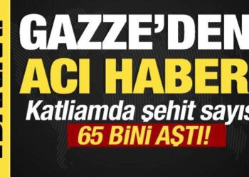 Son dakika… Gazze’den acı haber! 65 bini geçti!