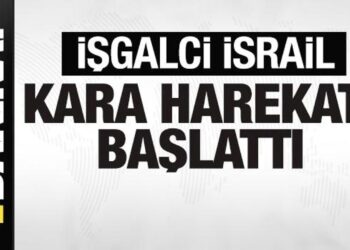 Son dakika: İşgalci İsrail kara harekatı başlattı