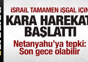 Son dakika: İşgalci İsrail kara harekatı başlattı! Netanyahu’ya tepki: Son gece olabilir