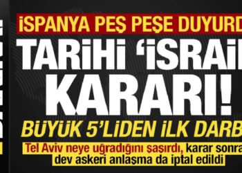 Son dakika: İspanya’dan tarihi İsrail kararları! Peş peşe duyurdular, Tel Aviv çıldıracak
