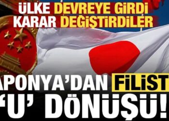 Son dakika: Japonya’dan Filistin ‘U’ dönüşü! Karar değiştirdiler…