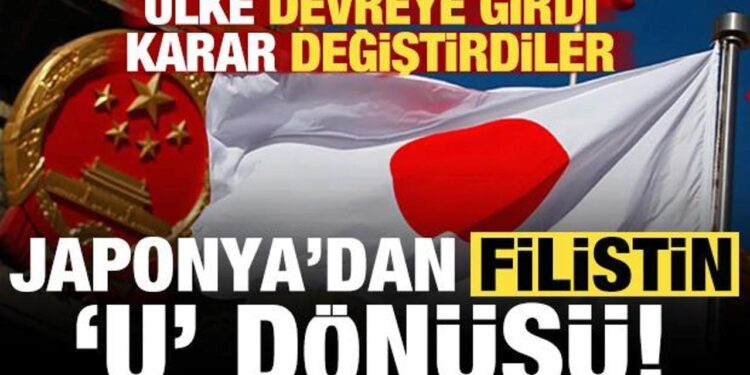 Son dakika: Japonya’dan Filistin ‘U’ dönüşü! Karar değiştirdiler…