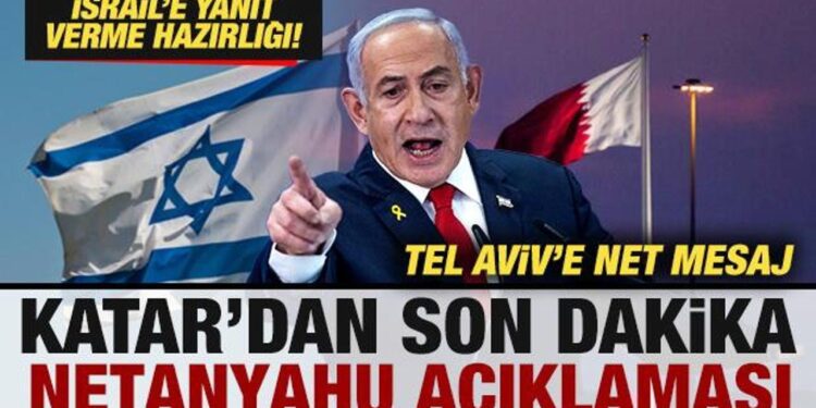 Son dakika: Katar’dan son dakika Netanyahu açıklaması! İsrail’e misilleme hazırlığı