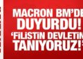 Son Dakika… Macron BM’de duyurdu: Filistin devletini tanıyoruz!