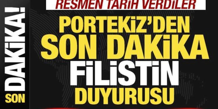 Son dakika: Tarih verdiler! Fransa ve Portekiz resmen Filistin Devleti’ni tanıyor