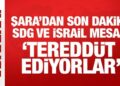 Suriye Cumhurbaşkanı Şara’dan son dakika SDG ve İsrail mesajı