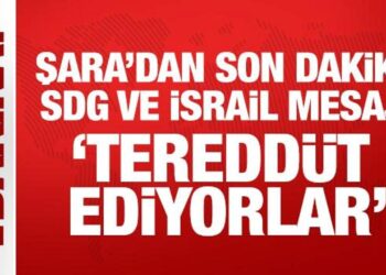Suriye Cumhurbaşkanı Şara’dan son dakika SDG ve İsrail mesajı