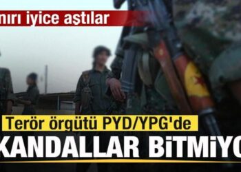 Terör örgütü PYD/YPG’de skandallar bitmiyor! Sınırı iyice aştılar