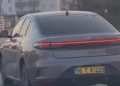 TOGG’un yeni sedan modeli T10F Ayvalık’ta seyir halinde görüntülendi