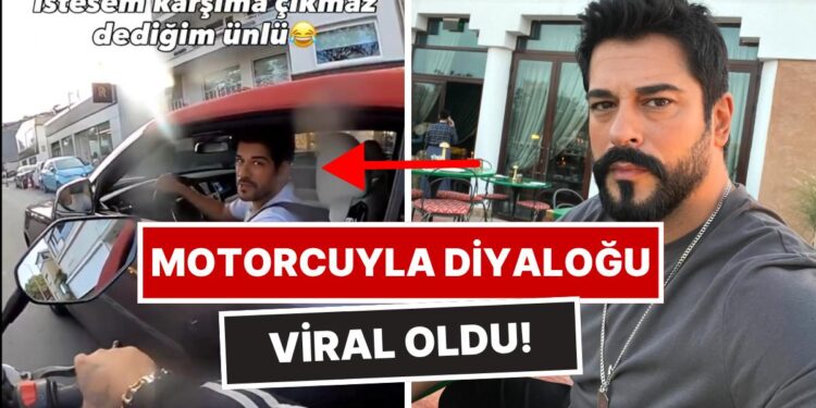 Trafikte Karşılaştığı Burak Özçivit’e Soru Soran Genç, Aldığı Cevapla Hayal Kırıklığına Uğradı