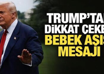 Trump’tan dikkat çeken bebek aşısı mesajı: Atlara yapılan gibi dev dozlar veriliyor!