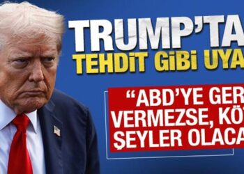 Trump’tan tehdit gibi uyarı: ‘ABD’ye geri vermezse, kötü şeyler olacak”