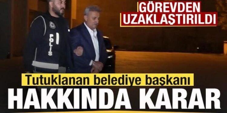 Tutuklanan AK Partili belediye başkanı hakkında karar! Görevden uzaklaştırıldı