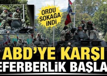 Venezuela’da seferberlik! Silahlı kuvvetler sokağa indi