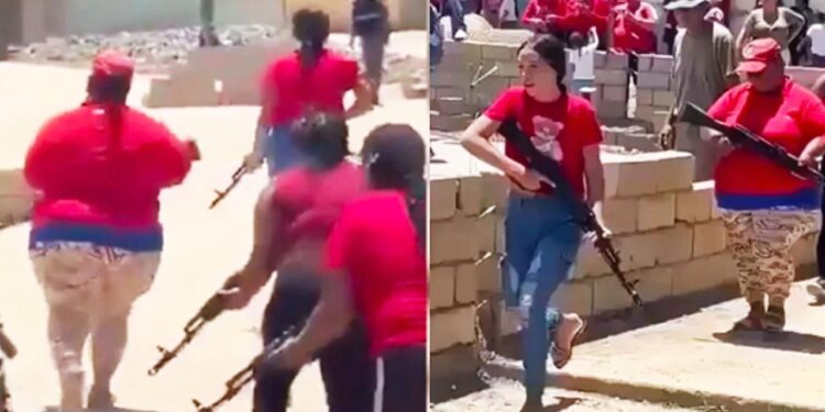 Venezuelalı kadınlar ABD’yle savaşa hazır