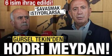 6 isim ihraç edildi! Gürsel Tekin’den hodri meydan: Savaşmak istiyorlarsa…