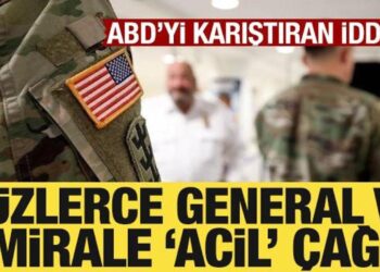 ABD, yüzlerce general ve amirali acil toplantıya çağırdı