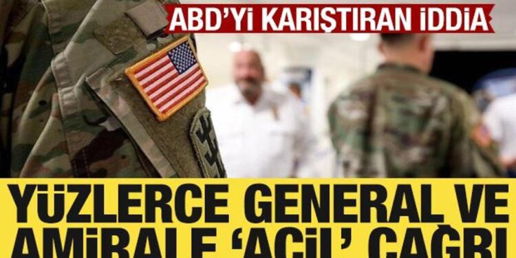 ABD, yüzlerce general ve amirali acil toplantıya çağırdı