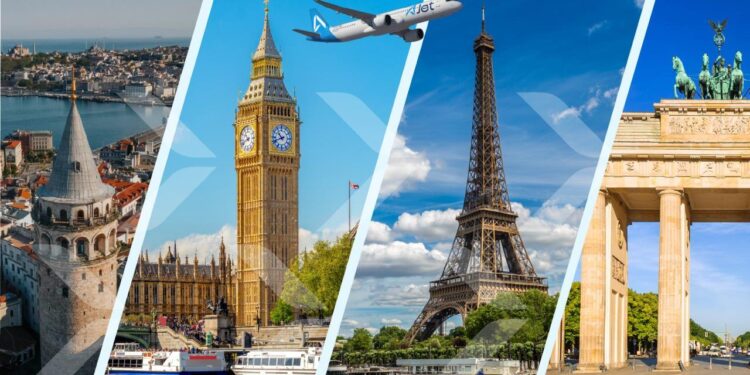 AJet’ten 9 dolara Avrupa ve Balkanlar seyahati!