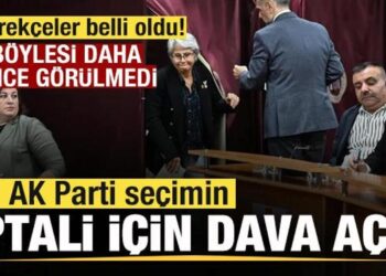 AK Parti seçimin iptali için dava açtı! Gerekçeler belli oldu! Böylesi daha önce görülmedi
