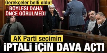 AK Parti seçimin iptali için dava açtı! Gerekçeler belli oldu! Böylesi daha önce görülmedi