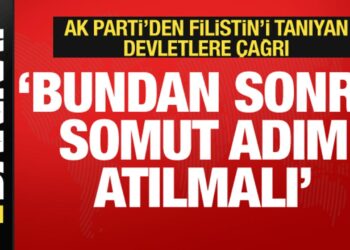 AK Parti Sözcüsü Çelik’ten Filistin’i tanıyan ülkelere çağrı: Artık somut adım atılmalı!
