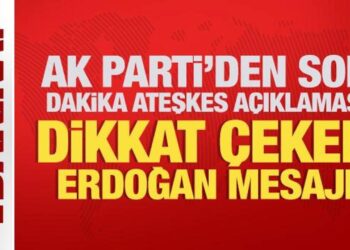 AK Parti’den son dakika Gazze ateşkesi mesajı!