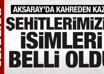 Aksaray’da kaza: 2 asker şehit, 1 sivil öldü, 3 yaralı: İşte şehitlerimizin isimleri