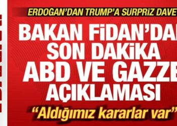 Bakan Fidan’dan son dakika açıklaması! Erdoğan’dan Trump’a davet! “Aldığımız kararlar var”