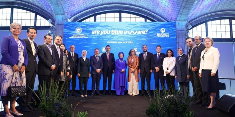 Bakan Kurum, New York’taki “Sıfır Atık Mavi-Damla Damla” Sergisi’nin açılışında konuştu