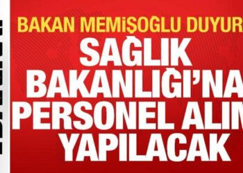 Bakan Memişoğlu açıkladı: 18 bin yeni personel alımı yapılacak