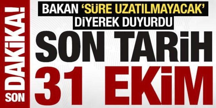 Bakan, ‘süre uzatılmayacak’ diyerek uyardı: ‘Eski tip ehliyetler için son tarih 31 Ekim’