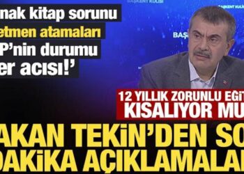 Bakan Tekin’den 12 yıllık zorunlu eğitim mesajı! Raporumuzu oluşturduk