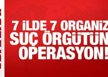 Bakan Yerlikaya duyurdu: 7 organize suç örgütüne operasyon!