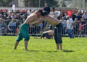 Başpehlivanlar Tokat’taki er meydanında kol bağladı