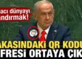 Binyamin Netanyahu’nun yakasındaki QR kodun şifresi!