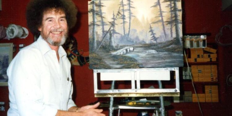 Bob Ross’un fırçası kamu yayıncılığı için satışta!