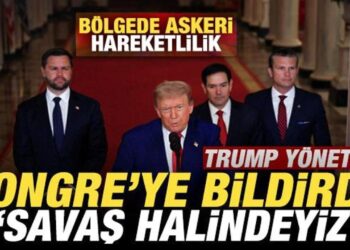 Bölgede askeri hareketlilik! Trump yönetimi Kongre’ye bildirdi! “Savaş halindeyiz”