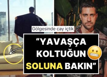 Bornozunu Açıp Rezidansının Camından Şov Yapan Çağlar Ertuğrul’un “Gölgesi” Dillere Fena Düştü