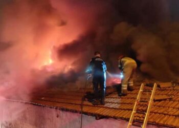 Bursa’da 4 dükkan alevlere teslim oldu