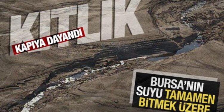 Bursa’da su krizi: Barajlar yüzde 0,7, kesintiler dönüşümlü sürecek