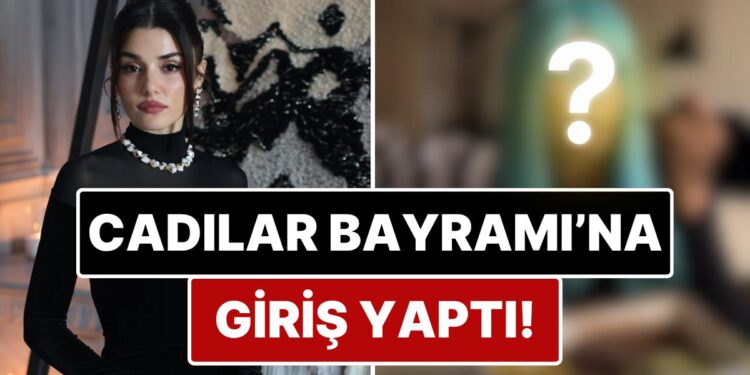 Cadılar Bayramı’nı Evde Geçirmeyi Tercih Eden Hande Erçel’den Mavi Peruklu Paylaşım!