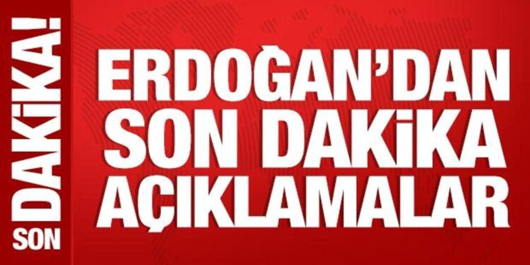 Cumhurbaşkanı Erdoğan, Kabine Toplantısı sonrası konuşuyor
