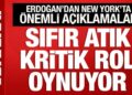 Cumhurbaşkanı Erdoğan: Sıfır atık hareketi kritik rol oynuyor!