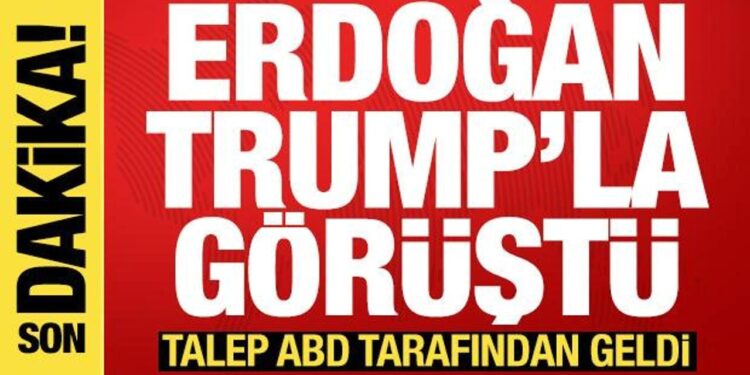 Cumhurbaşkanı Erdoğan, Trump’la telefonda görüştü