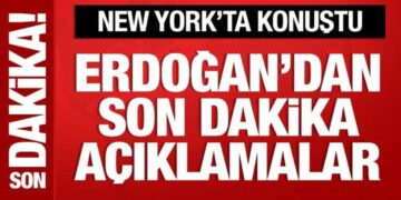 Cumhurbaşkanı Erdoğan’dan BM İklim Zirvesi’nde önemli açıklamalar