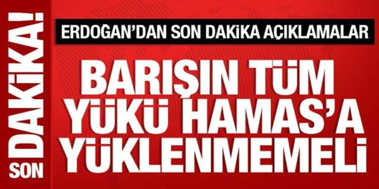 Cumhurbaşkanı Erdoğan’dan önemli açıklamalar