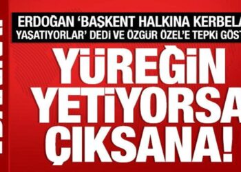 Cumhurbaşkanı Erdoğan’dan Özgür Özel’e tepki: Yüreğin yetiyorsa çıksana!
