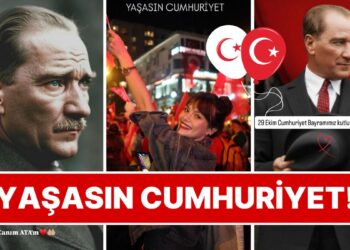 Cumhuriyetimizin 102. Yılını Coşkuyla Karşılayan Ünlü İsimlerin 29 Ekim Cumhuriyet Bayramı Paylaşımları