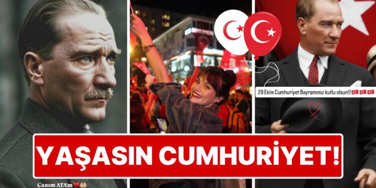 Cumhuriyetimizin 102. Yılını Coşkuyla Karşılayan Ünlü İsimlerin 29 Ekim Cumhuriyet Bayramı Paylaşımları